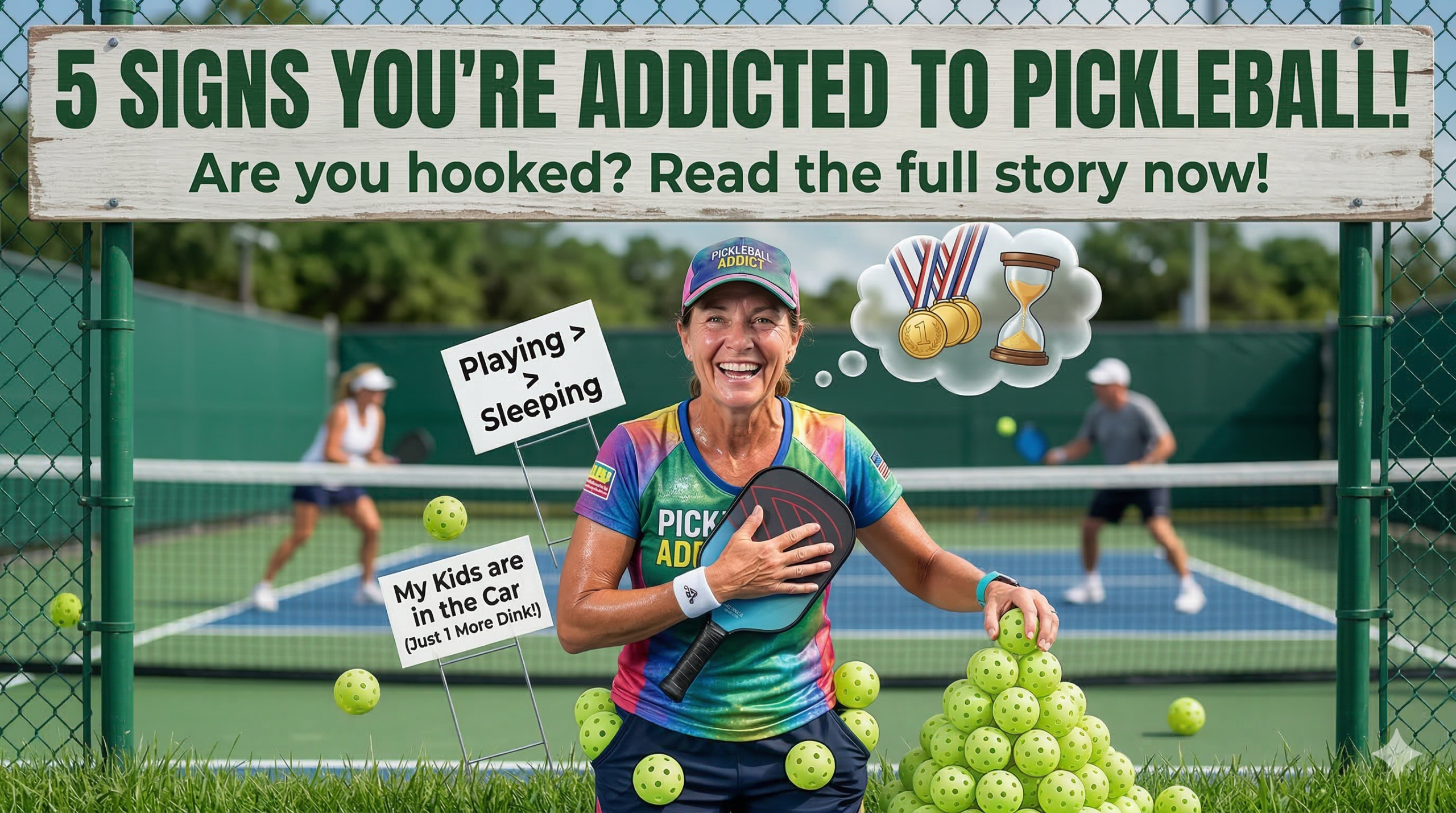 The 5 Signs You’re Officially Addicted to Pickleball