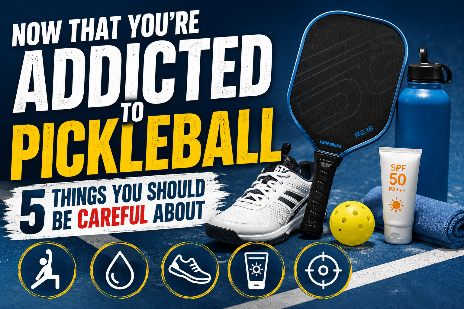 Now That You’re Addicted to Pickleball: 5 Things You Should Be Careful About